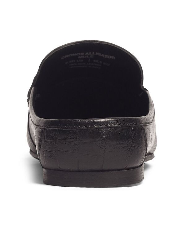 カルロスサンタナ メンズ シューズ スリッポン・ローファー Carlos by Carlos Santana Mens Cronos Mule SlipOn Shoes Black ブラック