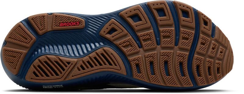 ブルックス メンズ シューズ スニーカー Brooks Mens Ghost 18 Running Shoes CoconutRedBlue ブルー
