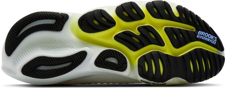 ブルックス メンズ シューズ スニーカー Brooks Mens Glycerin Flex Running Shoes WhiteCyber YellowNightlife ホワイト