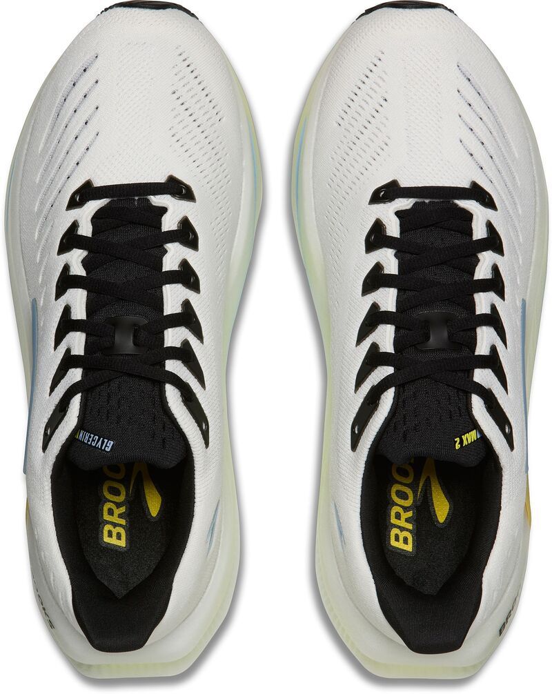 ブルックス メンズ シューズ スニーカー Brooks Mens Glycerin Max 2 Running Shoes Bright WhiteBlackNightlife ホワイト