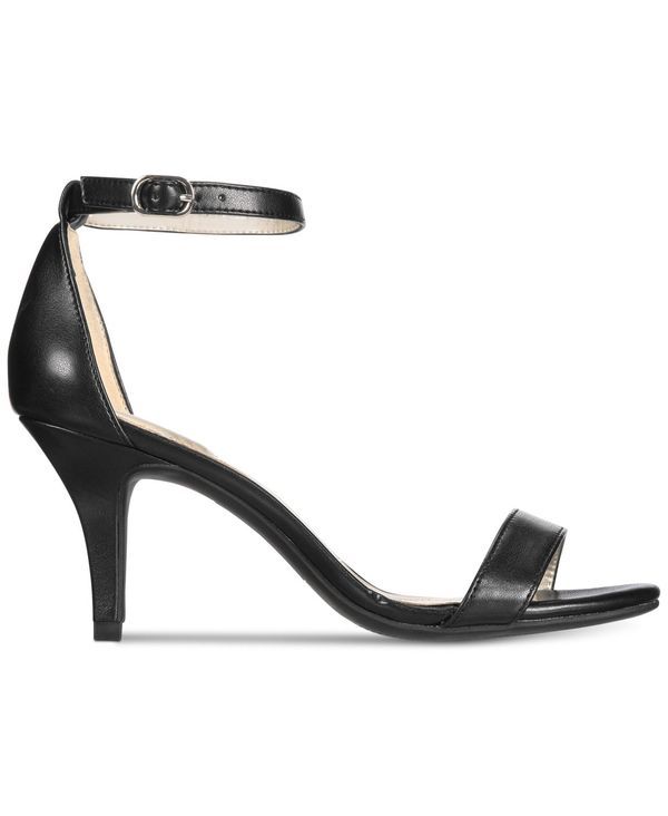 バンドリーノ レディース シューズ サンダル Bandolino Womens Madia Two Piece Dress Sandals Black ブラック