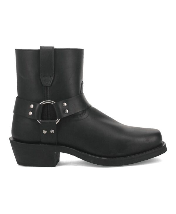 ディンゴ メンズ シューズ ブーツ・レインブーツ レザー Dingo Mens Rev Up Leather Harness Boot Black ブラック