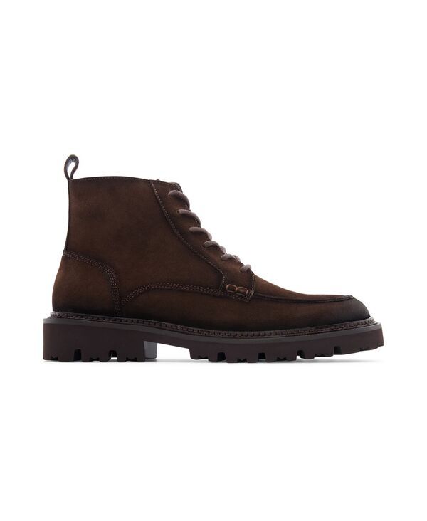 アンソニー ヴィア メンズ シューズ ブーツ・レインブーツ レース Anthony Veer Mens Everest LaceUp Moccasin Boots Dark brown ブラウン