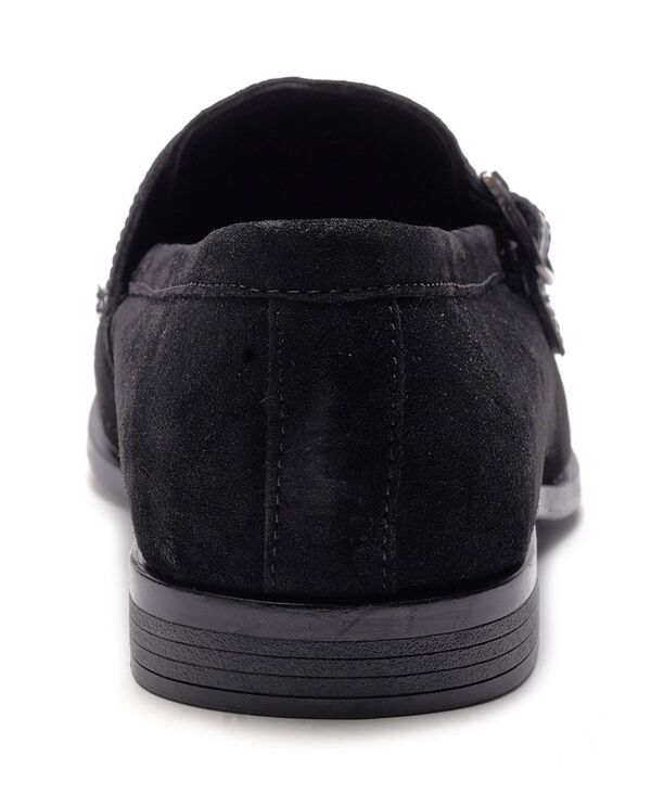カルロスサンタナ メンズ シューズ スリッポン・ローファー Carlos by Carlosantana Mens Twin Buckle Strap RoundToe Loafers Black ブ カルロスサンタナ メンズ シューズ スリッポン・ローファー Carlos by Carlosantana Mens Twin Buckle Strap RoundToe Loafers Black ブ