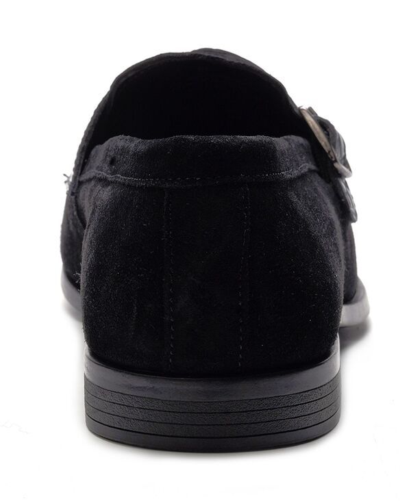 カルロスサンタナ メンズ シューズ スリッポン・ローファー Carlos by Carlosantana Mens Twin Buckle Strap RoundToe Loafers Navy ネイ