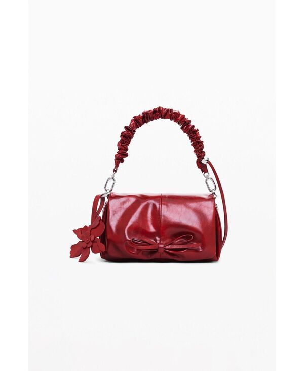 デジグアル レディース バッグ Desigual Womensmall shiny bow bag Red レッド