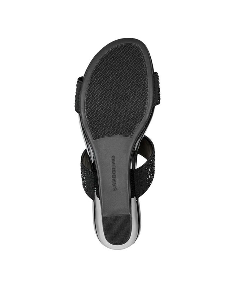 バンドリーノ レディース シューズ サンダル Bandolino Womens Iluvit Embellished T Strap Wedge Sandals Black ブラック バンドリーノ レディース シューズ サンダル Bandolino Womens Iluvit Embellished T Strap Wedge Sandals Black ブラック