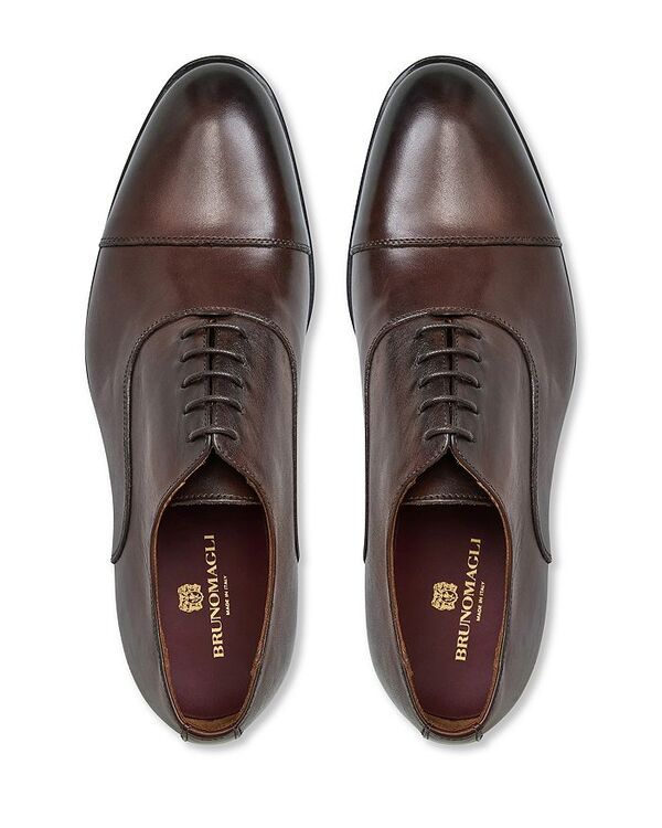 ブルーノマグリ メンズ シューズ オックスフォード キャップ Bruno Magli Mens Captoe Oxfords Brown ブラウン