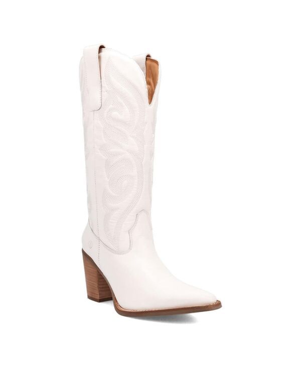 ディンゴ レディース シューズ ブーツ・レインブーツ レザー Dingo Womens Hensley Leather Boot White ホワイト