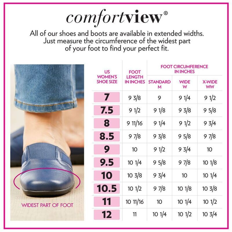 コンフォートビュー レディース シューズ サンダル Comfortviewomens The Archie Mule Black ブラック
