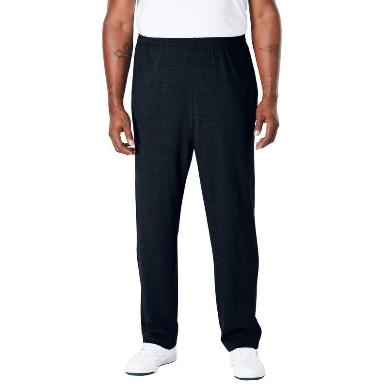 キングサイズ レディース ボトムス カジュアルパンツ スウェットパンツ トール ジャージー KingSize Mens Big Tallightweight Jersey OpenBottom Swe