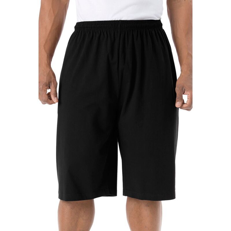 キングサイズ レディース ボトムス ハーフパンツ・ショーツ トール ショートパンツ ジャージー KingSize Mens Big Tallightweight Longer Length Jerse