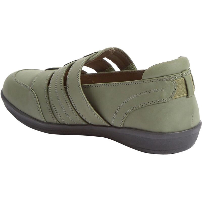 コンフォートビュー レディース シューズ サンダル Comfortviewomens Thellis Orthotic Flat Dark Moss コンフォートビュー レディース シューズ サンダル Comfortviewomens Thellis Orthotic Flat Dark Moss