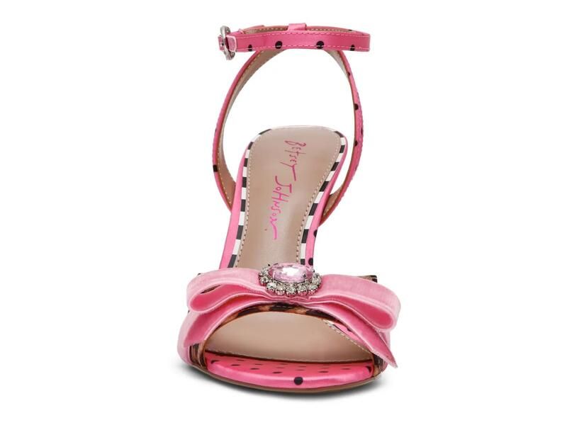 ベッツィジョンソン レディース シューズ サンダル Betsey JohnsonQuincyy Sandal Multicolor Leopard PrintPolka Dot マルチカラー