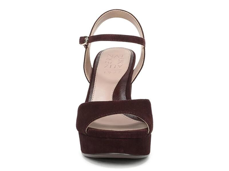 ナチュライザー レディース シューズ サンダル プラットフォーム NaturalizerMarigold Platform Sandal Wine Red Suede レッド