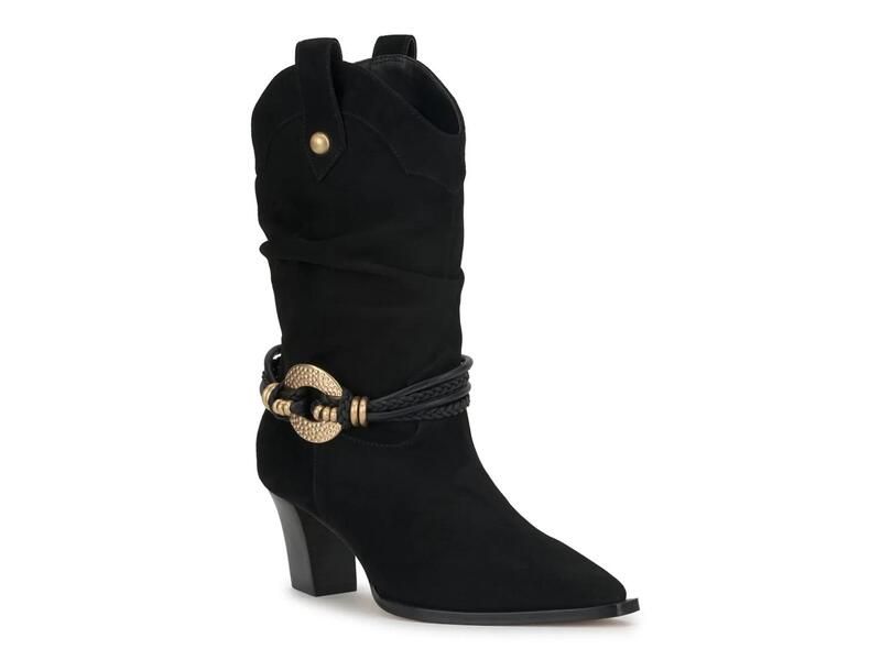 ジェシカシンプソン レディース シューズ ブーツ・レインブーツ Jessica SimpsonHannie Western Boot Black ブラック