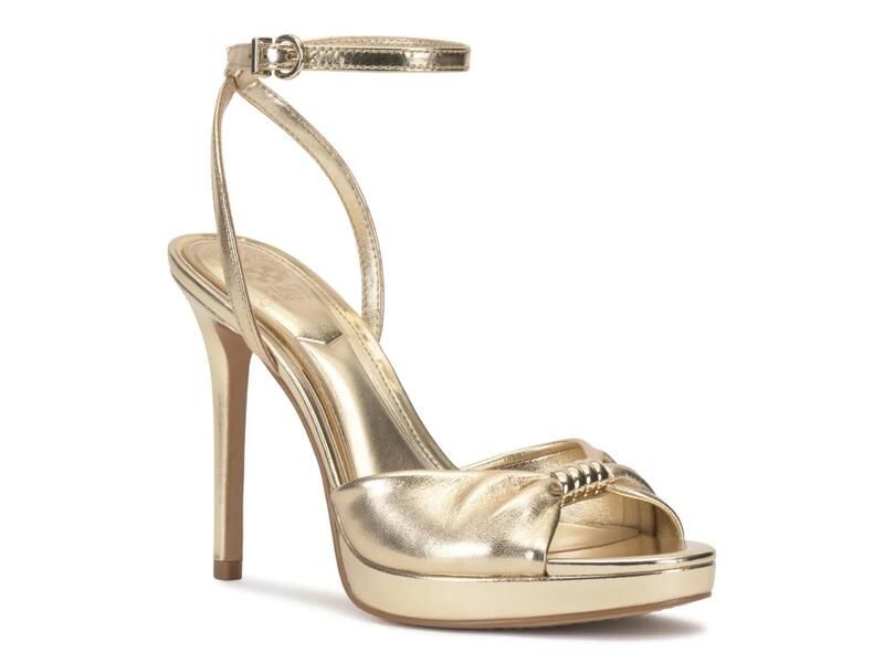 ヴィンスカムート レディース シューズ サンダル プラットフォーム Vince CamutoNeala Platform Sandal Gold Metallic ゴールド