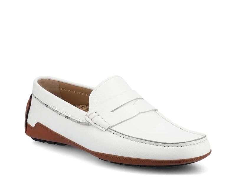 タフト メンズ シューズ スリッポン・ローファー TAFTLuke Driving Moccasin White ホワイト