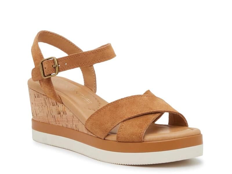 クラウンヴィンテージ レディース シューズ サンダル Crown VintageVeronia Wedge Sandal Tan タン