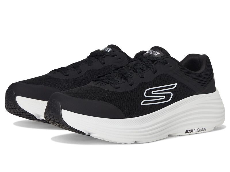 スケッチャーズ メンズ シューズ スニーカー SKECHERS Max Cushioning Endeavour BlackWhite ホワイト