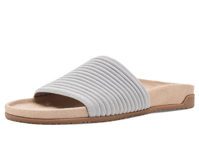 バイオニック レディース シューズ サンダル ニット VIONIC Evie Knit Vapor Grey Metallic Knit グレー