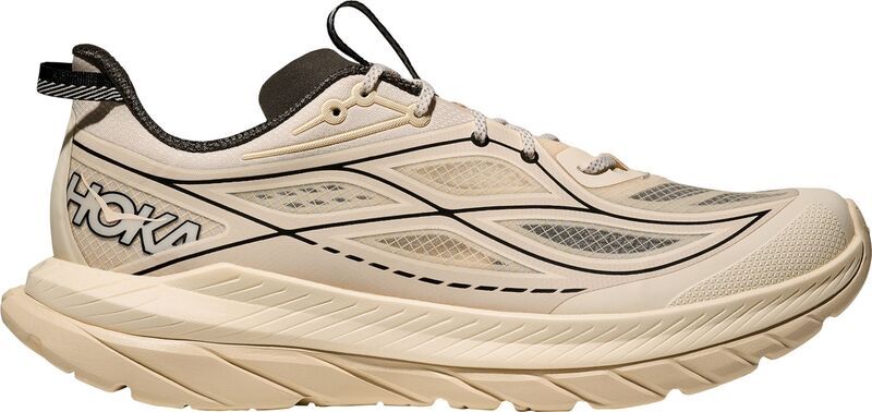 ホカオネオネ メンズ シューズ スニーカー HOKA Mens Mach Remaste red Shoes Eggshell Asphalt Grey グレー