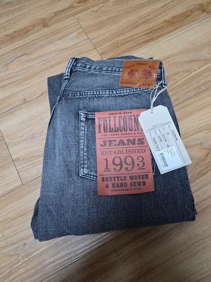 34size新品 送料込み(※メルカリshop取引では対象外)35万)26ssFULLCOUNT フルカウント 0105BKダートフォード