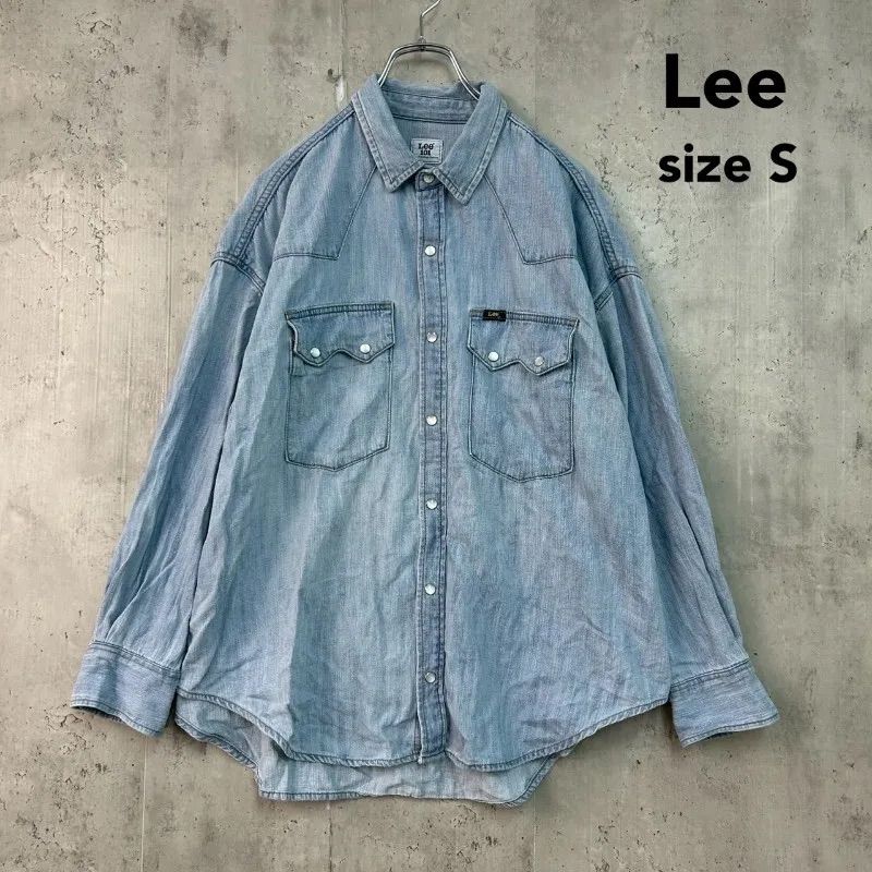 Lee リー Sサイズ 『別注』Lee101×Sonny Label SHIRTS デニムブルー