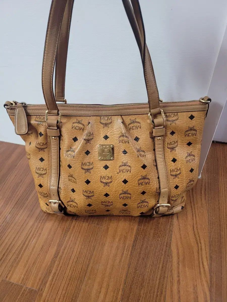 MCM ショッパーバッグ トートバッグ ブラウン