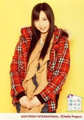中古】生写真(ハロプロ) Berryz工房/須藤茉麻/膝上・チェック柄衣装赤