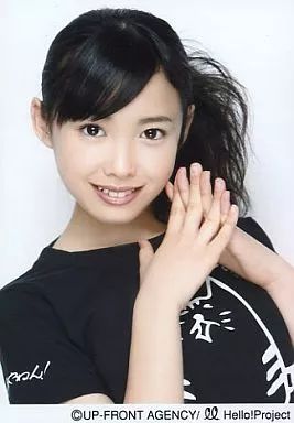 中古】生写真(ハロプロ) °C-ute/中島早貴/シャツ黒・バストアップ
