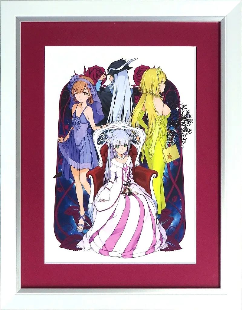 【中古】原画イラストボード 付属品付)とある魔術の禁書目録 20周年記念 キャラファイングラフ 1