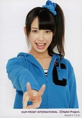 中古】生写真(ハロプロ) °C-ute/中島早貴/バストアップ/青パーカー