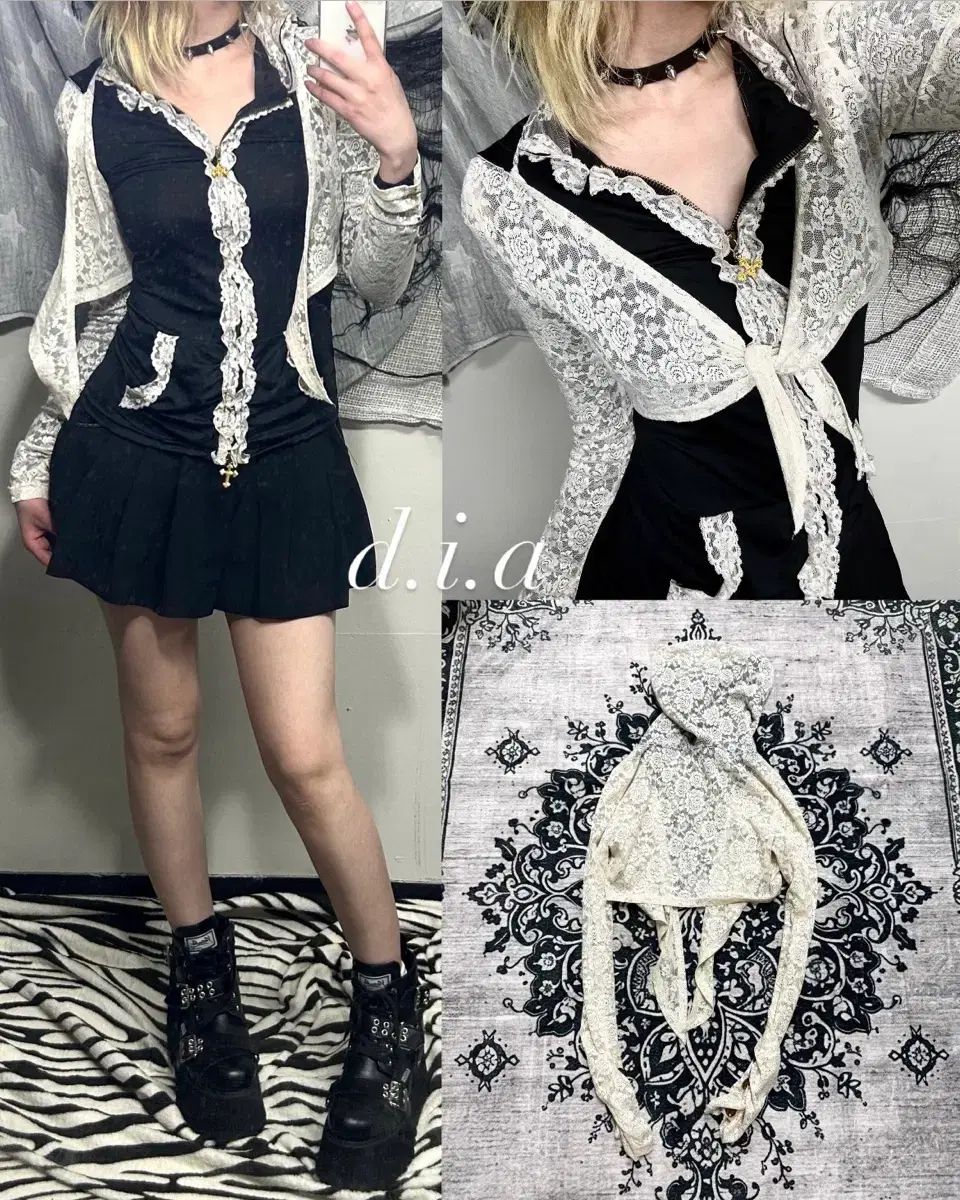d i a gal lace cardigan