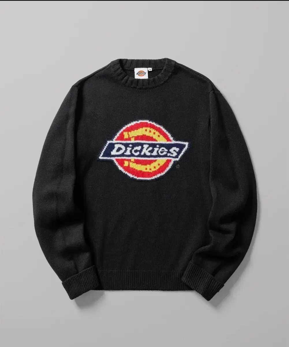 ディッキーズ ツリー ロゴ プルオーバー ニット Black (L)