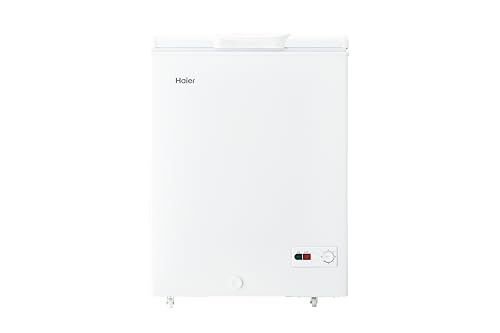 【新品】ハイアール(Haier) 冷凍庫 142L 幅63cm 上開き 急冷凍 直冷式 セカンド冷凍庫 キャスター付き LED庫内灯 省エネ 静音 ホワイト JF-HSC14A(W) 8734d5a9