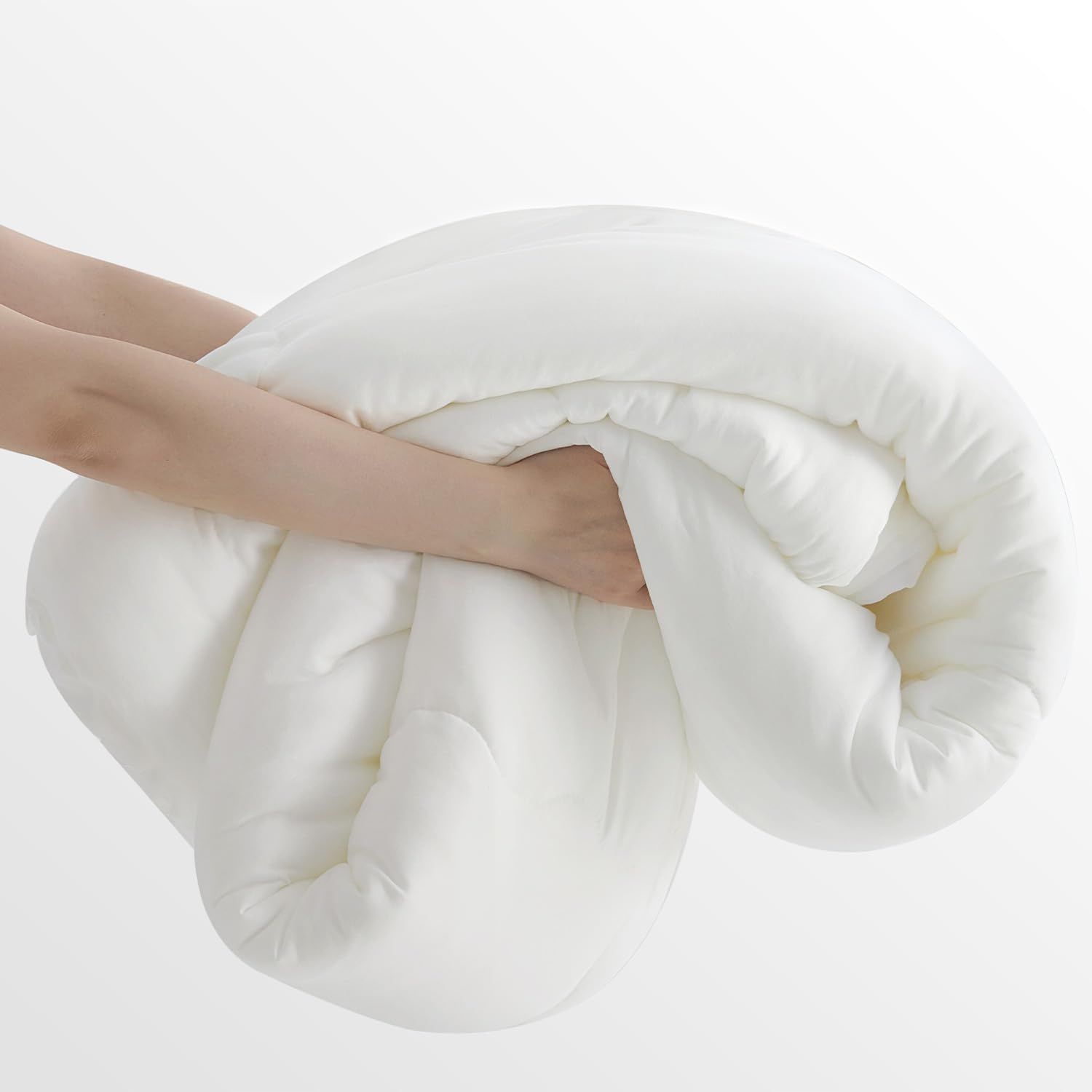 クモリ(Kumori) 薄掛け布団 シングル やさしく眠る 春夏秋用 「雲ふとん」 洗える 帝人中わた使用 抗菌消臭 軽量 薄手 肌掛け 肌触り優しい 通気性 掛布団 かけ布団 オールシーズン寝具 150X210cm ホワイトkoe