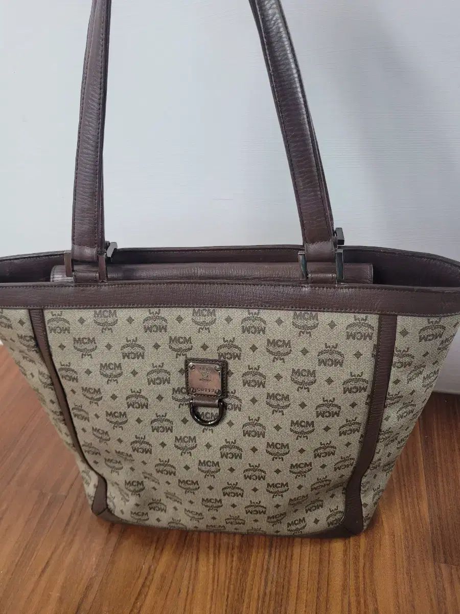 MCM ショッパーバッグ トートバッグ ブラウン