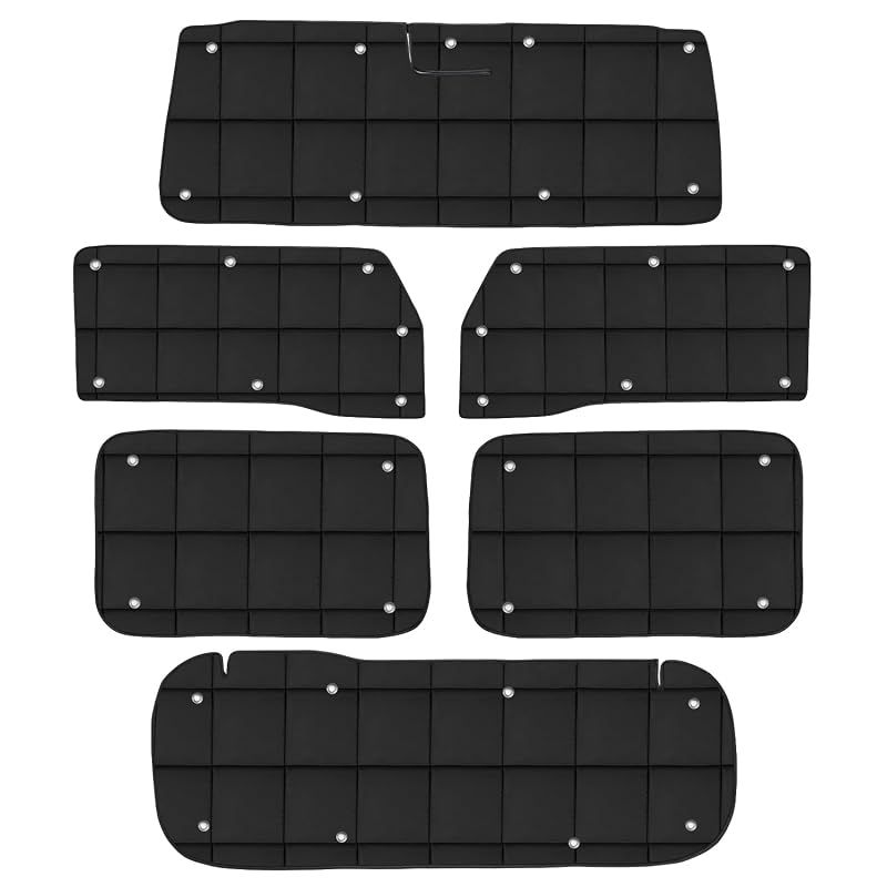 AUTO SPEC スズキ ジムニー JB64 JB74 サンシェード 1台分 格子状 吸盤タイプ JIMNY ジムニー シエラ 2018年7月~現行 マルチサンシェード 折り畳み式 遮光シェード プライバシー保護 盗難防止対策 日除け 紫外線防止 遮光断熱