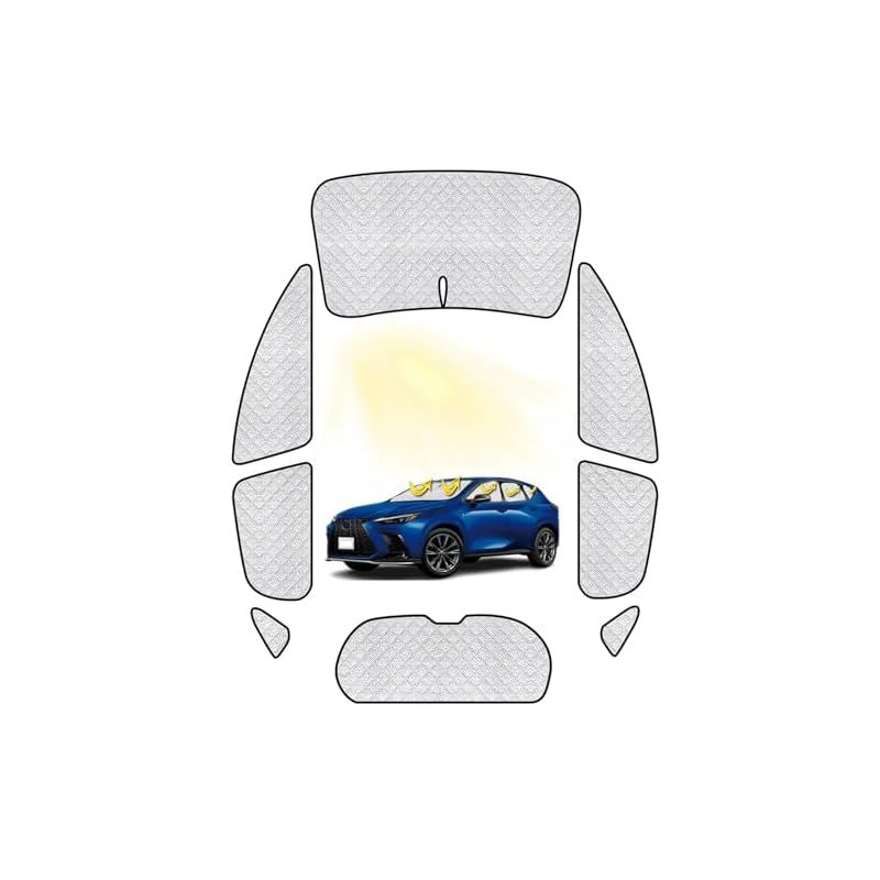 新型 レクサス NX 20系 2代目 サンシェード フルセット レクサス NX 車中泊 車用 サンシェード 仮眠 マルチサンシェード 遮光シェード 断熱 車窓日よけ レクサス NX250 NX350 NX350h NX450h+ 車中泊 シェード アウトドア