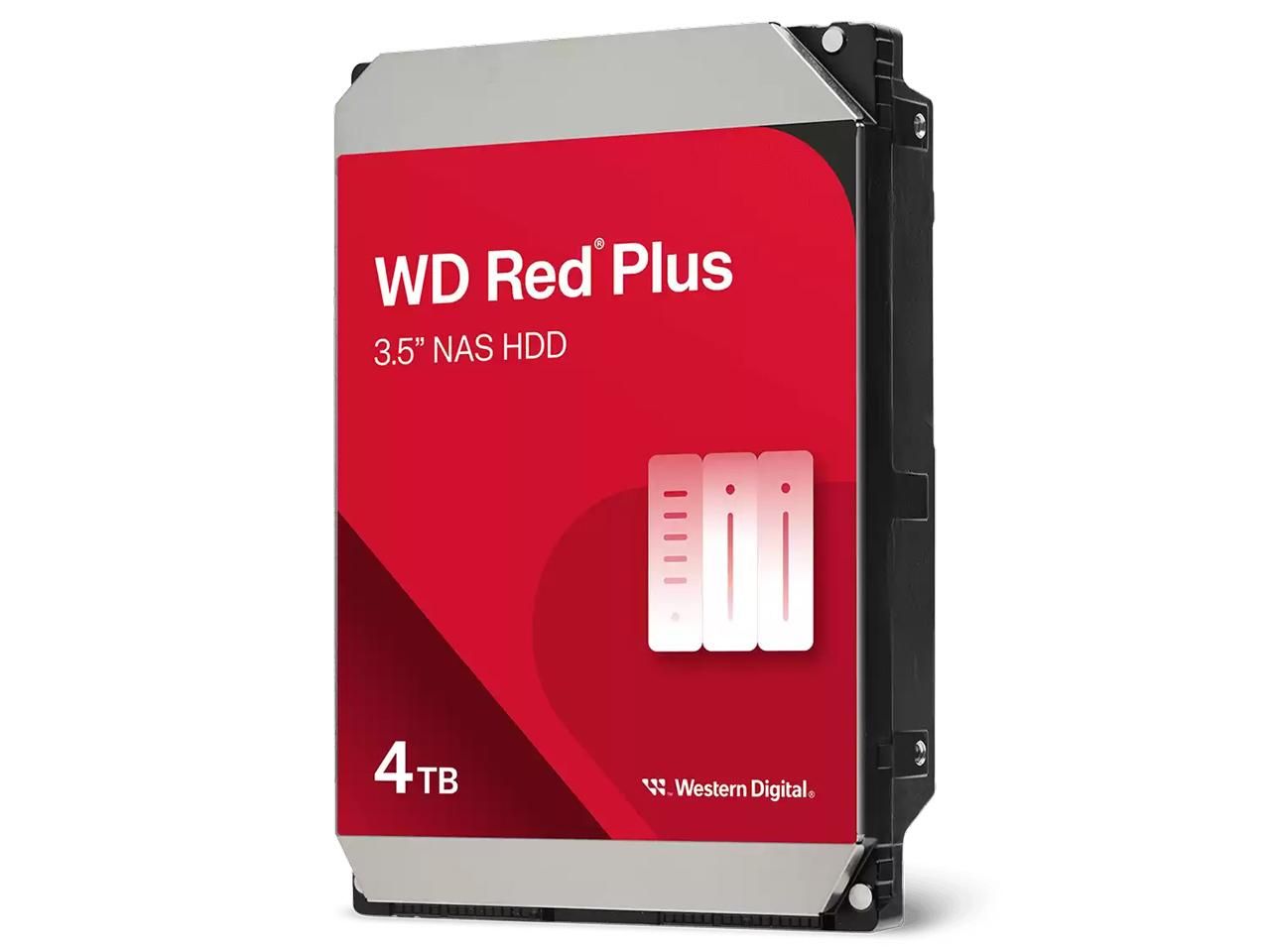 【新品・2営業日で発送】WESTERN DIGITAL WD Red Plus Internal NAS HDD 3.5”-4 TB WD40EFZZ(WD40EFZZ)