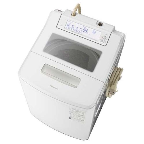 パナソニック NA-JFA808-W クリスタルホワイト 全自動洗濯機 上開き 洗濯8kg NAJFA808W