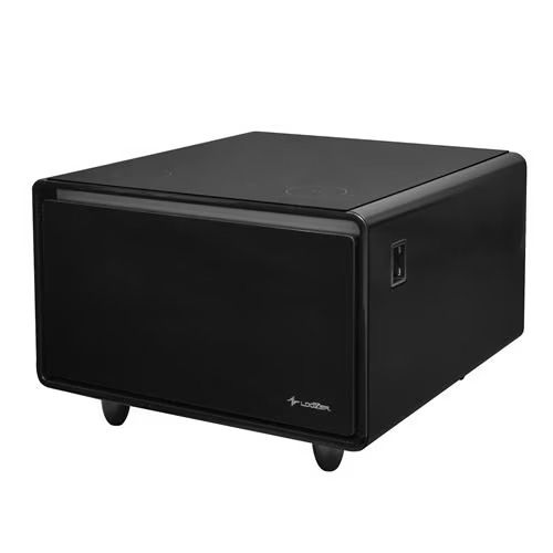 LOOZER LOOZER SMART TABLE STB65 BLACK ワイヤレス充電 1ドア冷蔵庫付テーブル 65L STB65BK