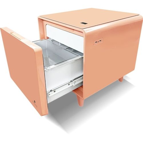 SAPPHIRE SAPPHIRE by LOOZER SMART TABLE STB30 APRICOT 冷蔵庫付きスマートテーブル 1ドア30L STB30APRICOT