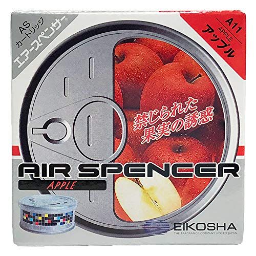 新品 栄光社 車用 芳香消臭剤 エアースペンサーカートリッジ 10個セット 置き型 アップル 40g×10 A11-10