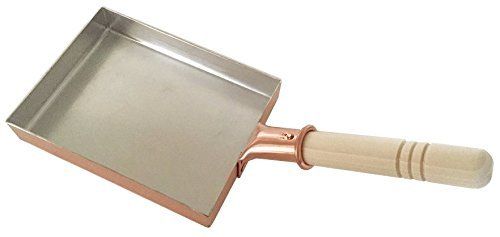 中村銅器製作所 銅製 玉子焼鍋 13長（13ｃｍ×18ｃｍ）プロ愛用の卵焼き器 卵焼き用フライパン 卵がふんわり まろやかに 日本製送料無料