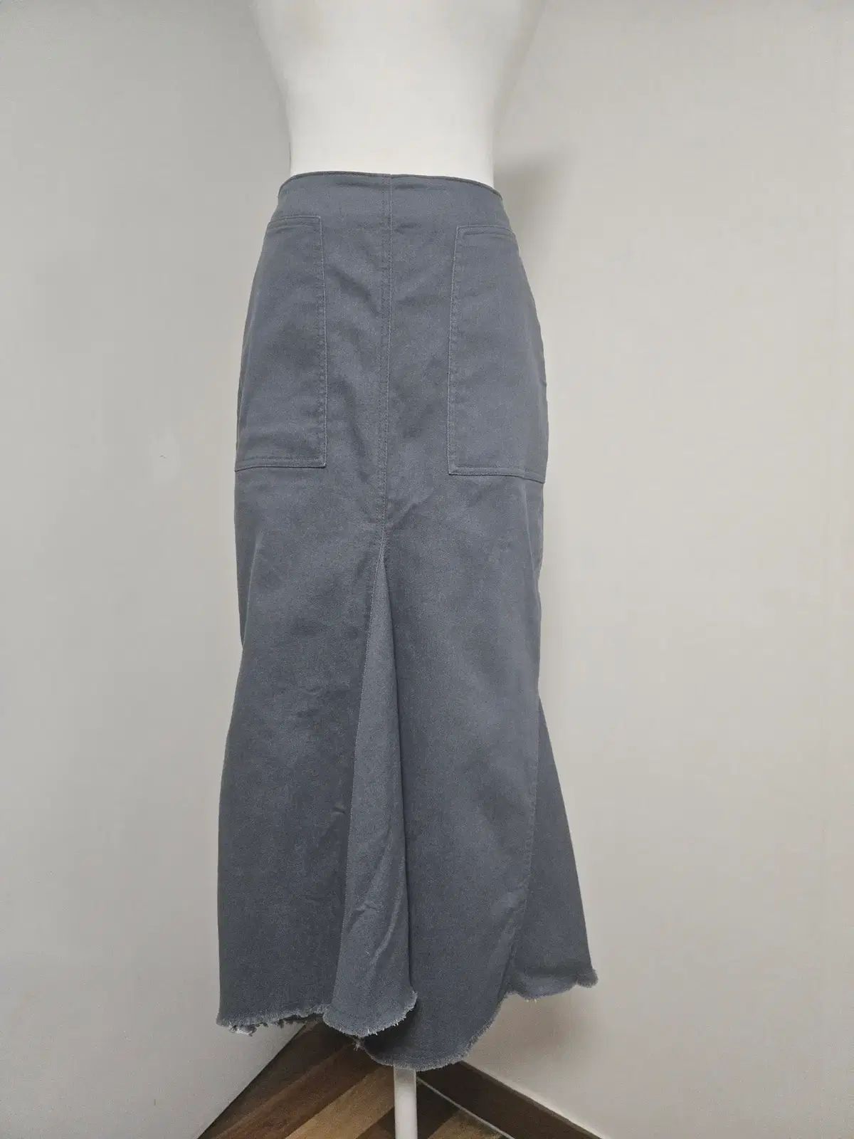 新品) TIME タイム スリット ロング デニムスカート