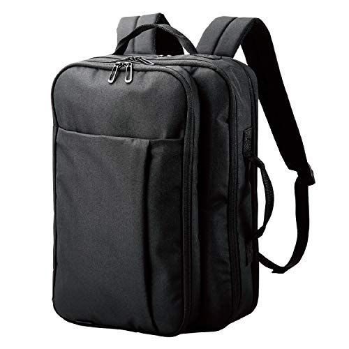 【新品】エレコム キャリングバッグ ビジネスバックパック 2way 15.6インチ ブラック BM-BSBPBK b1ed72b5