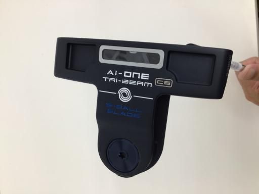 【中古】 オデッセイ Ai-ONE TRI-BEAM 2-BALL BLADE CS 34インチ パター PT STROKE LAB 90 スチール (フレックスその他) メンズ 男性用 右利き 右用 Bランク ゴルフクラブ