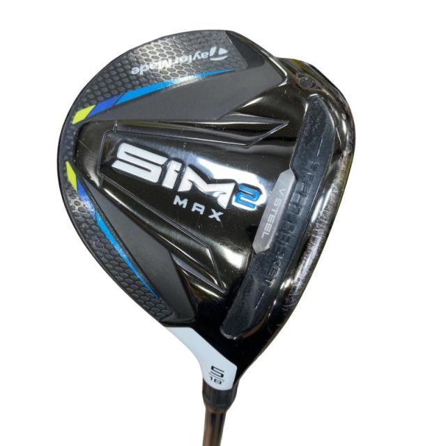 【中古】 テーラーメイド SIM2 MAX 5W フェアウェイウッド FW TENSEI BLUE TM50(SIM2 FW) (フレックスS) メンズ 男性用 右利き 右用 Cランク ゴルフクラブ